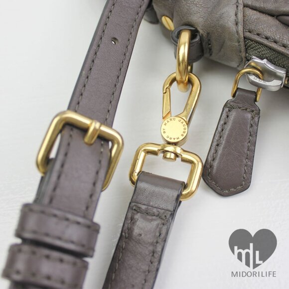 MARC BY MARC JACOBS Washed Up Billy Mini Leather Hobo - Picture 11 of 16